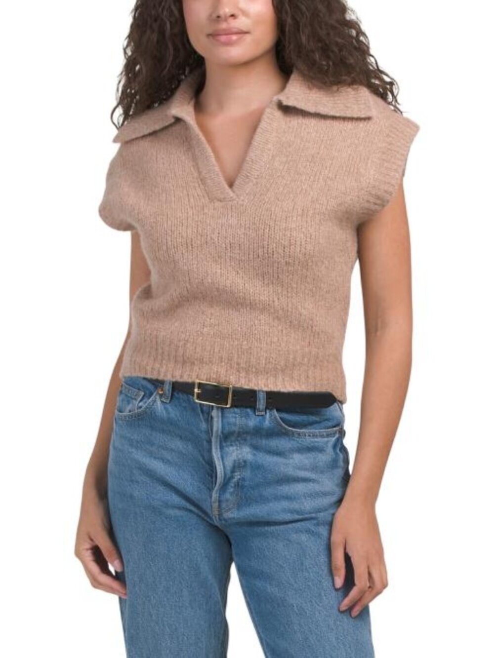 SUSANA MONACO Wool Blend Collar Vest